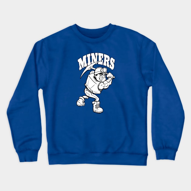 Miner Mascot Crewneck Sweatshirt by Generic Mascots